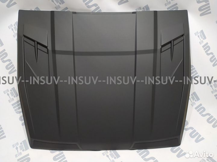 Накладка на капот Барс, Нива 2121 матовая