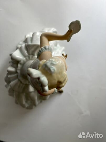 Фарфор балерина с зеркалом