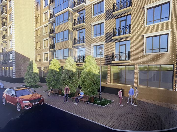 Квартира-студия, 44 м², 5/9 эт.