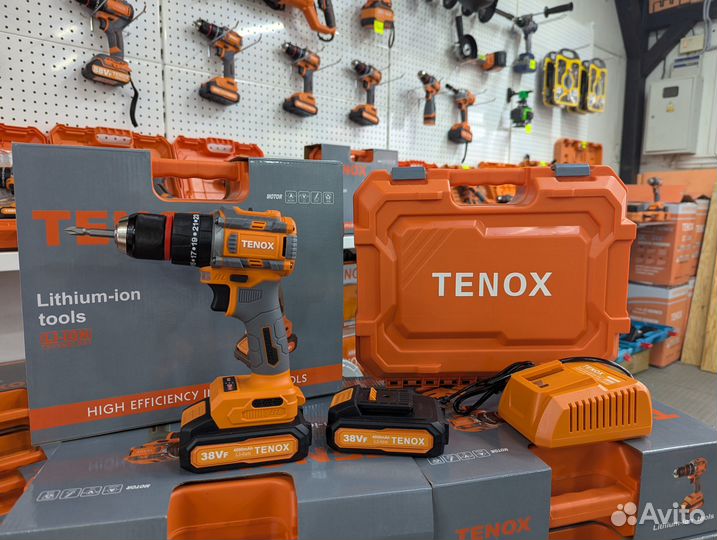 Шуруповерт Tenox 38Vf 4000mAh