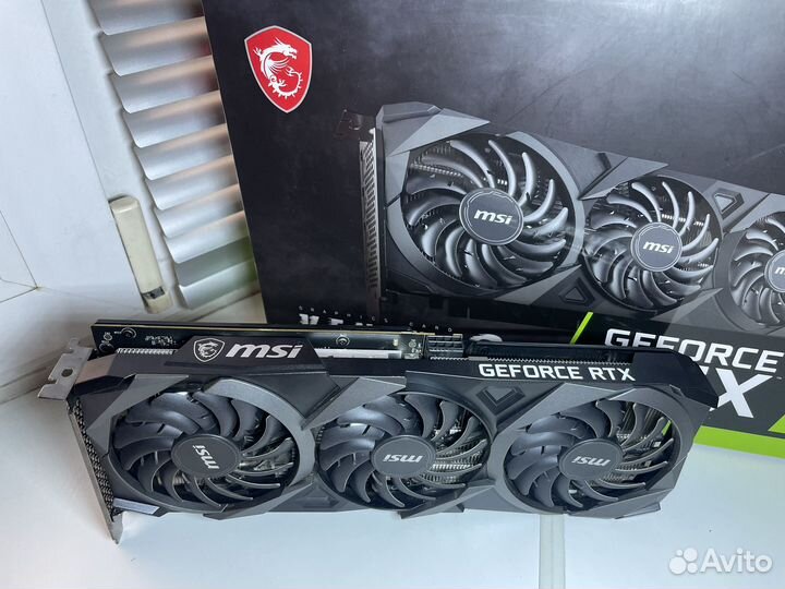 Видеокарта MSI RTX 3060 ti Ventus x3 OC