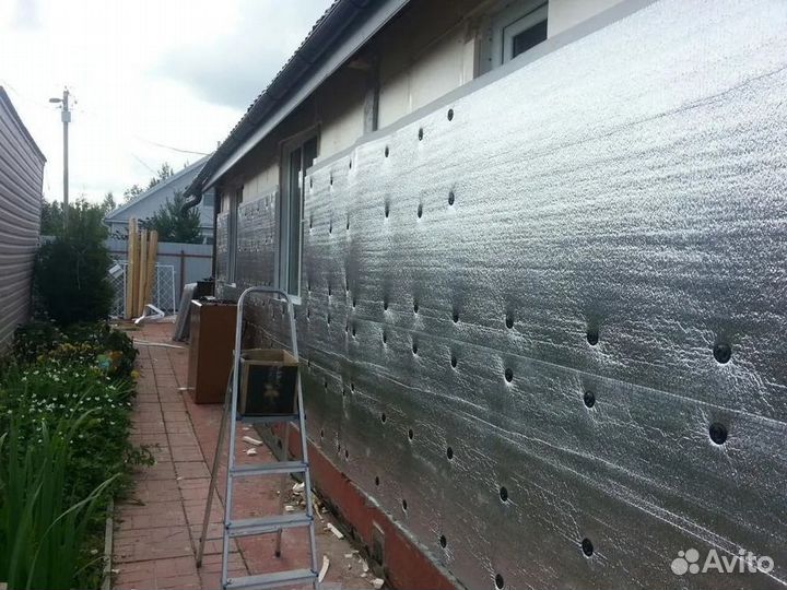 Вспененный утеплитель Мосфол 5 мм лавсан