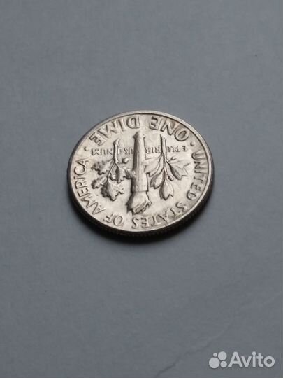 Монета Liberty one dime, 1975 год