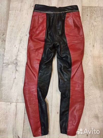 Мотоштаны кожаные