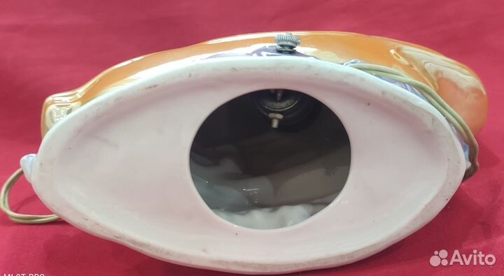 Статуэтка фарфоровая. Светильник. Корабль. ГДР