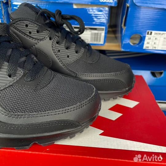 Оригинал 7,5 US Nike Air Max 90 Triple Black