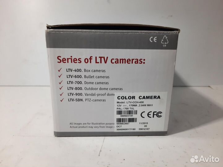 Видеокамера цветная LTV-CCH-400 1/3