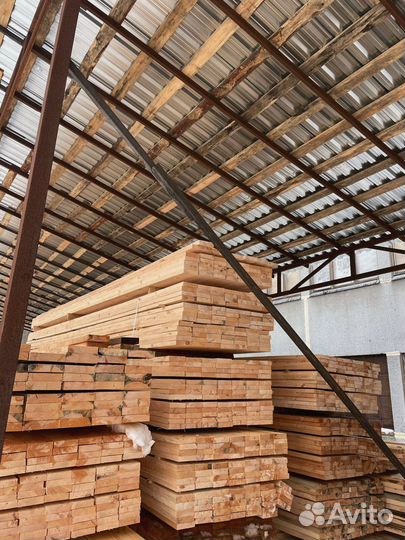 Доска обрезная 25х150х6000мм от производителя