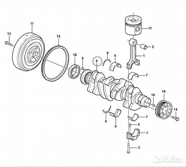 Коленвал 04292803 Deutz