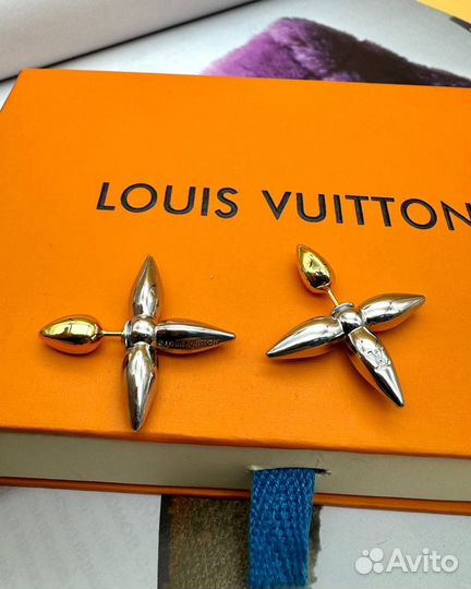 Серьги louis vuitton