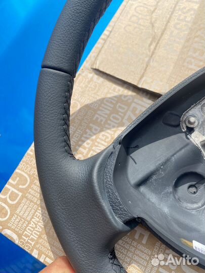 Руль рено дастер 1 кожа