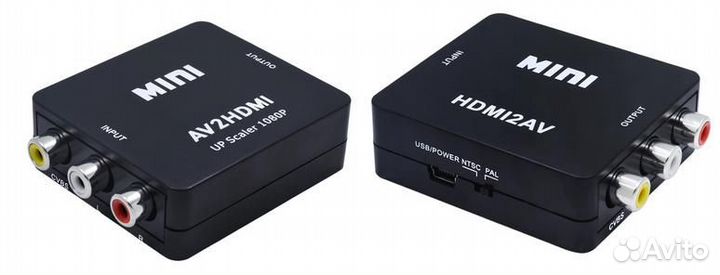 Конвертер-переходник Hdmi-RCA(AV) и RCA(AV) -Hdmi