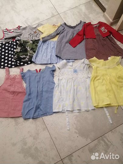 Пакет вещей для девочки 92р