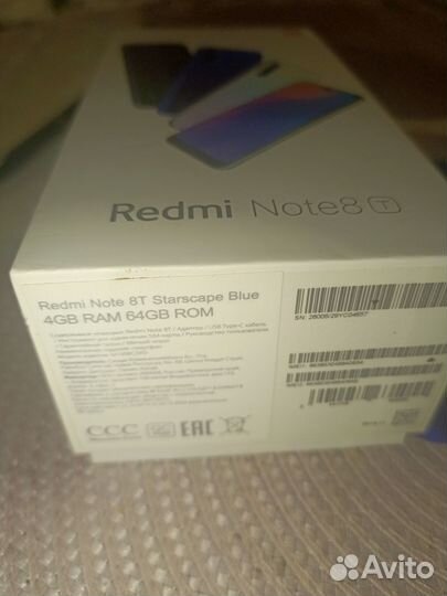 Xiaomi Redmi Note 8T, 4/64 ГБ