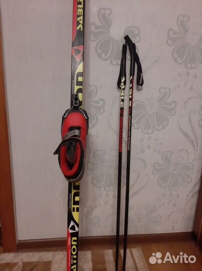 Лыжи беговые детские 160, ботинки 36размер