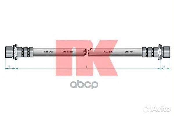 Шланг тормозной 8545117 Nk