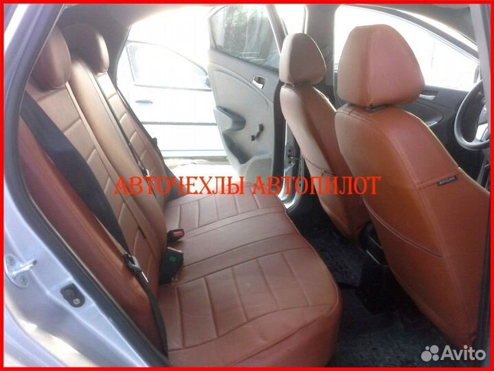 Чехлы Автопилот Hyundai Solaris 2 из экокожи