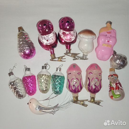 Ёлочные игрушки, шары СССР