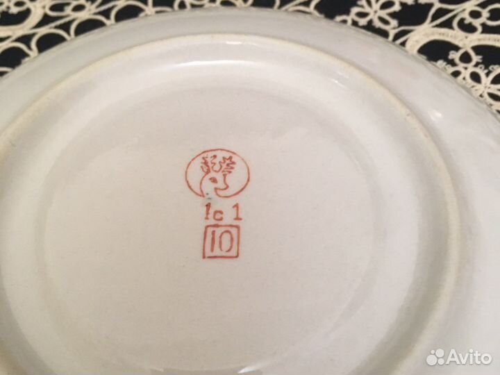 Чайный сервиз, чашки гиганты. Артемовский фз