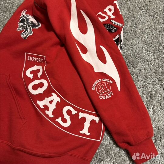 Винтажная кофта gildan Support 81 coast оригинал