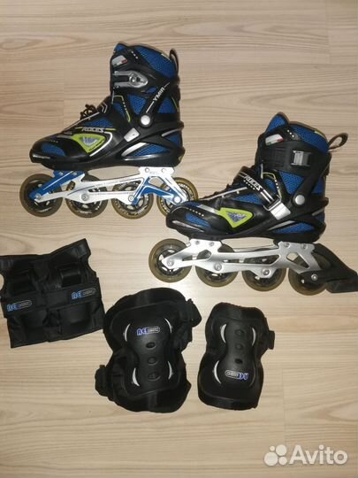 Ролики взрослые Roces, размер 41 +защита