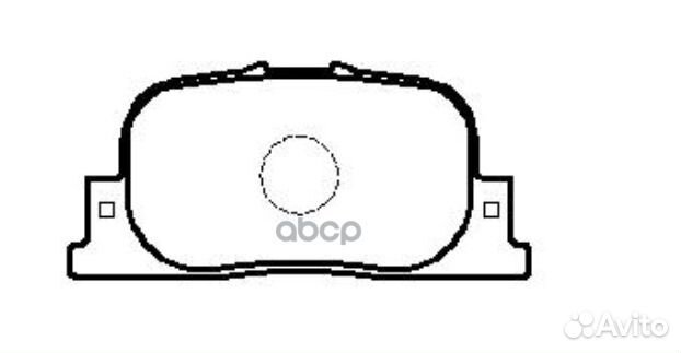 CKT-32 Колодки тормозные дисковые зад GK1