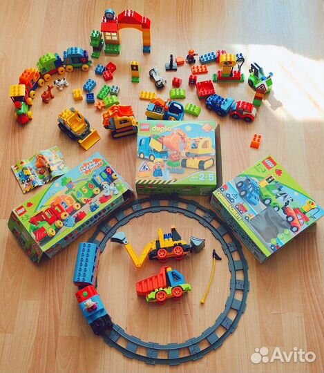 Lego duplo поезд машинки