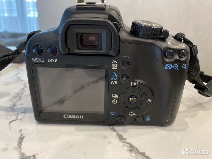 Зеркальный фотоаппарат canon 1000D + объектив
