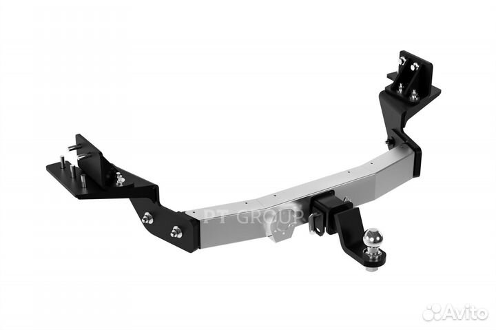 Тсу c нерж накладкой toyota Fortuner 2016-2020