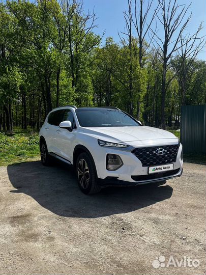 Hyundai Santa Fe 2.0 AT, 2018, 79 000 км