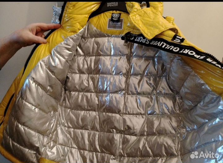 Куртка детская зимняя 128 для мальчиков