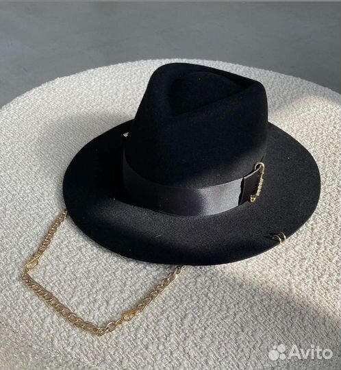 Шляпа Федора фетровая
