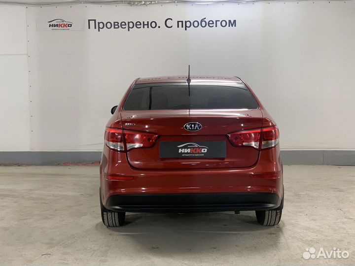 Kia Rio 1.6 AT, 2016, 128 015 км