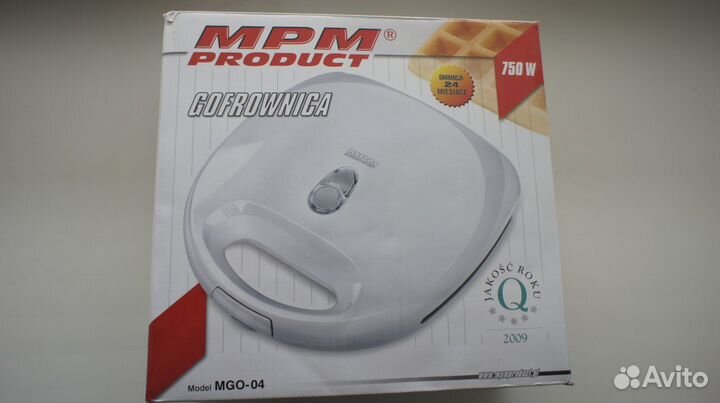 Вафельница MPM MGO-04 (новая)