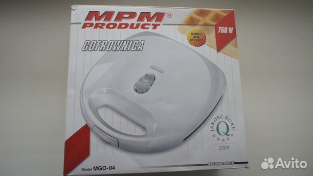 Вафельница MPM MGO-04 (новая)