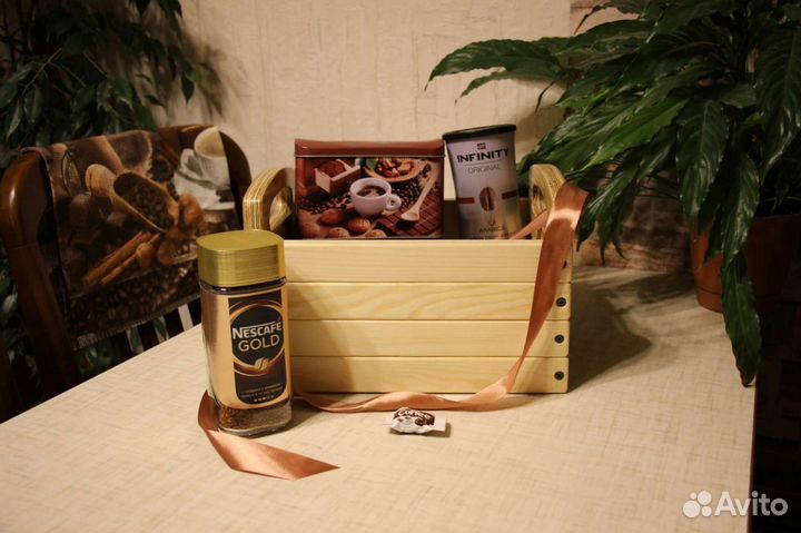 Ящик деревянный / Подарочный бокс / Интерьер