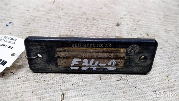 Фонарь подсветки номера BMW 5 E34 88-95г