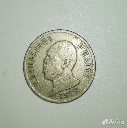 Гаити 50 сантимов 1908