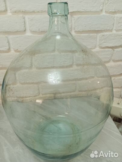 Бутыль стеклянный 30 литров