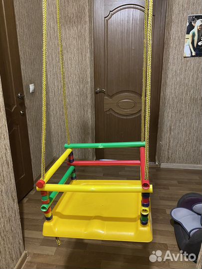 Детская качель подвесная на турник