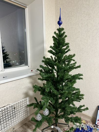 Ель искуственная бу 165 см