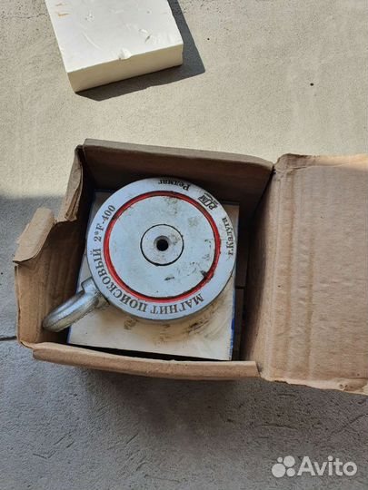 Поисковый двусторонний магнит Редмаг F400x2