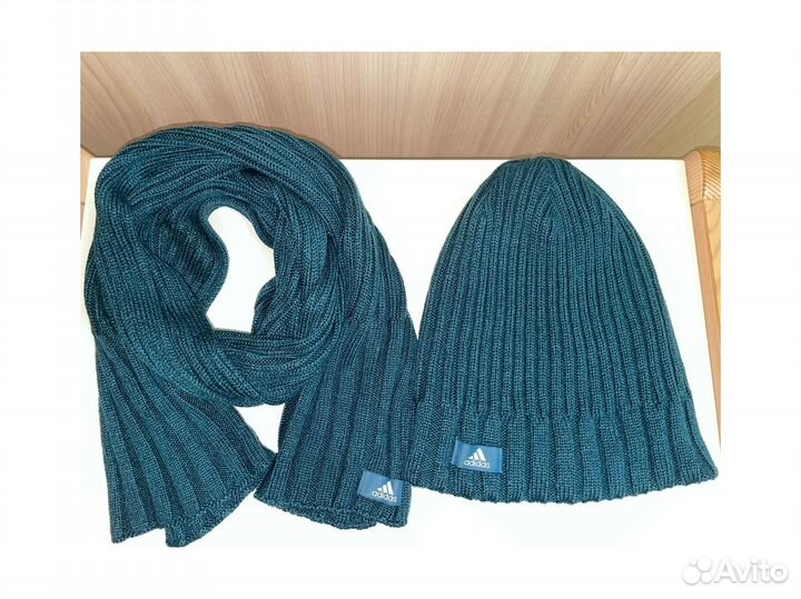 Шапка и шарф adidas комплект адидас