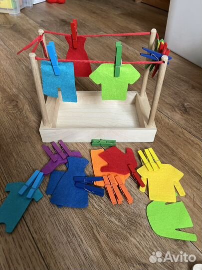 Деревянные развивающие игрушки