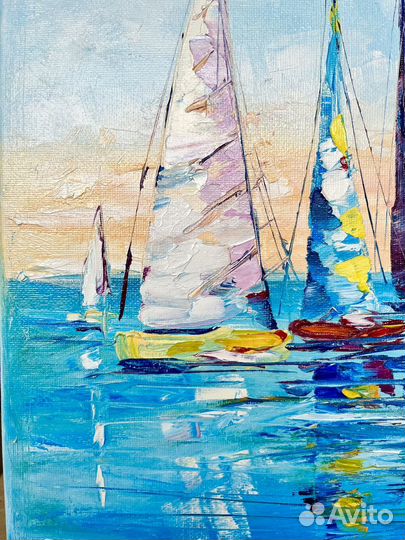 Картина Парусники