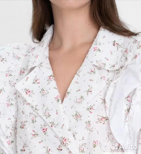 Муслиновая рубашка женская