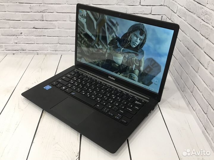 Быстрый ноутбук Haier IPS/4gb/SSD/гарантия