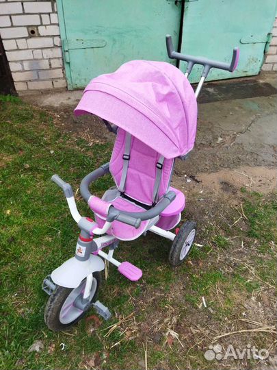 Детский велосипед с родительской ручкой