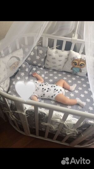 Бортики в детскую кроватку