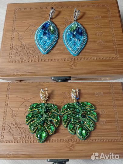 Серьги ручная работа